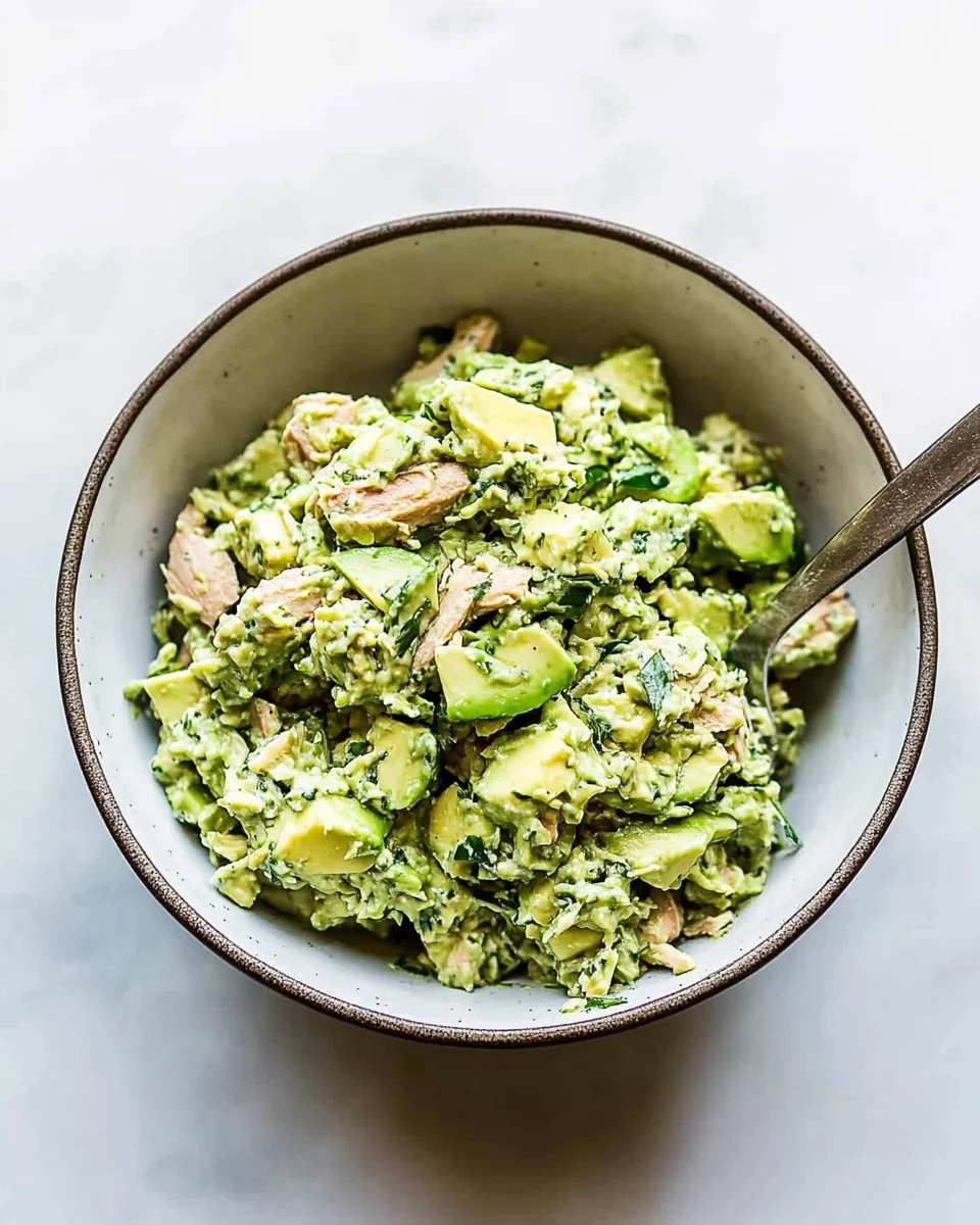 Creamy Avocado Tuna Salad Creamy