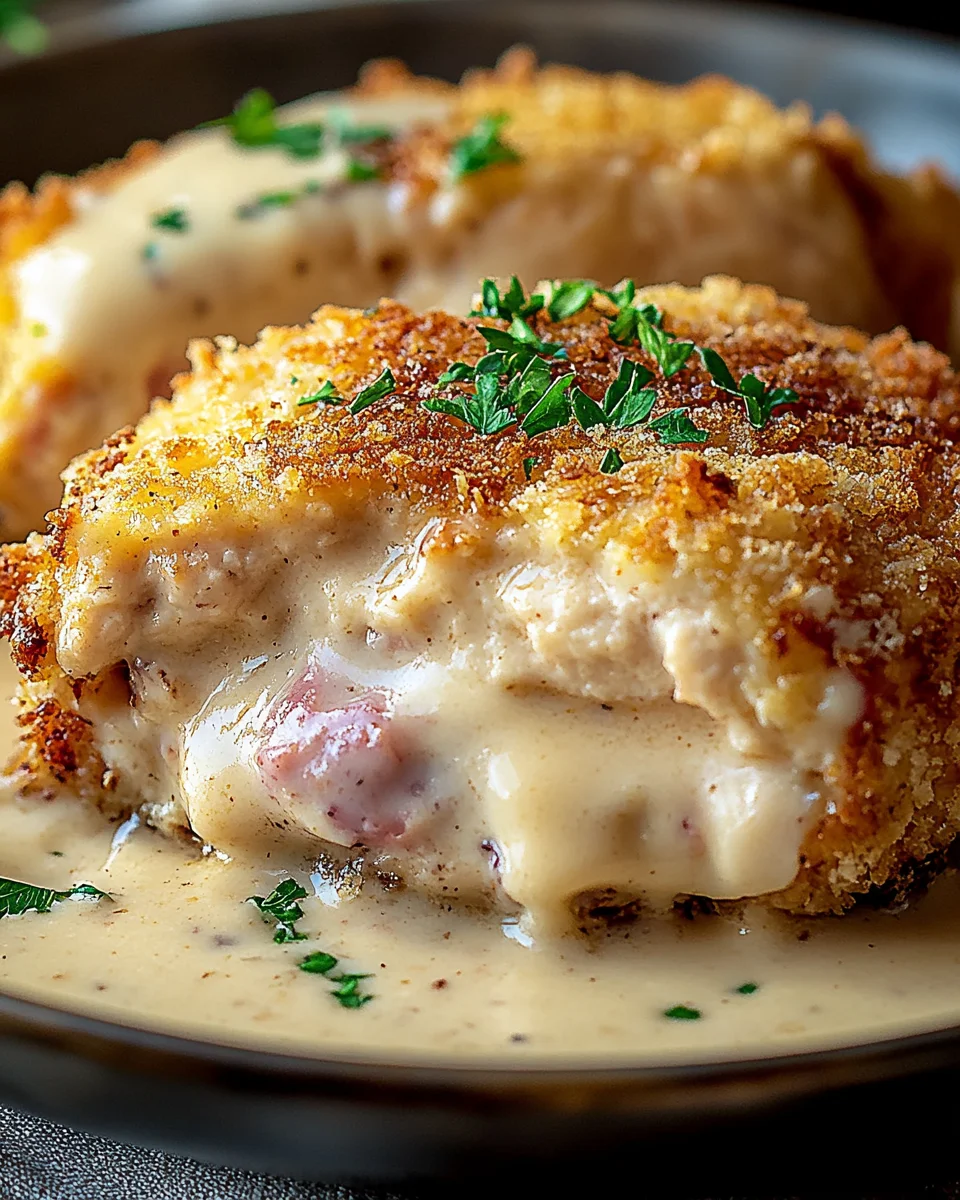 Creamy Chicken Cordon Bleu Creamy