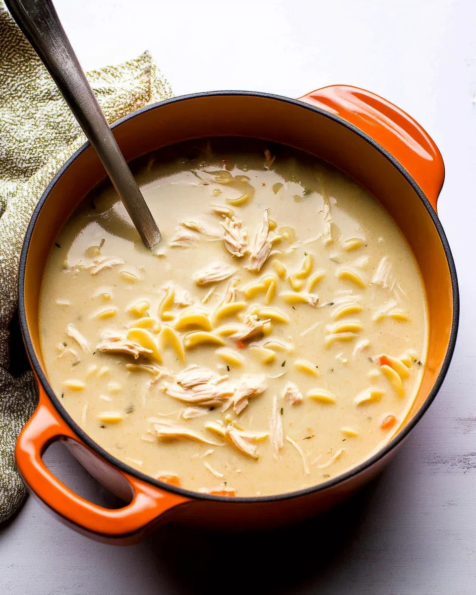 Creamy Chicken Noodle Soup Creamy