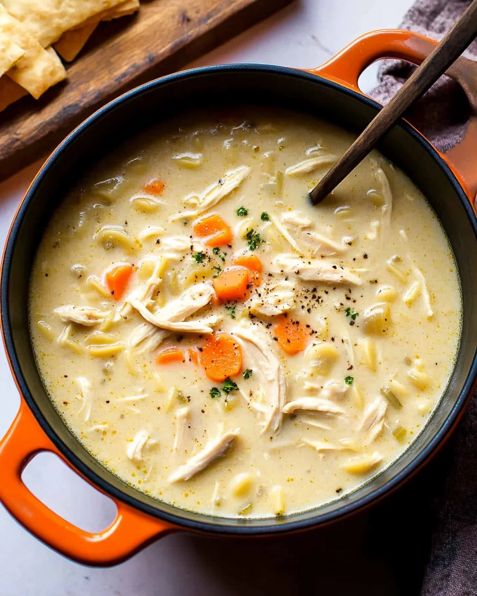 Creamy Chicken Noodle Soup Creamy