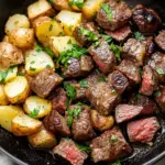 Creamy Garlic Butter Steak Bites and Potatoes Creamy Garlic Butter Steak Bites and Potatoes