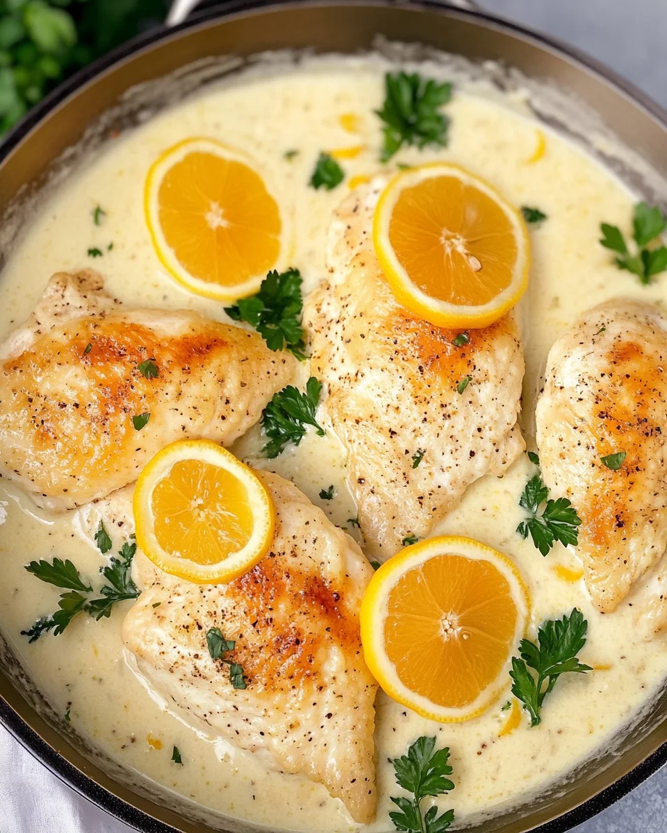 Creamy Lemon Pepper Skillet Chicken Creamy Lemon Pepper Skillet Chicken