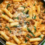 Creamy Sausage Rigatoni