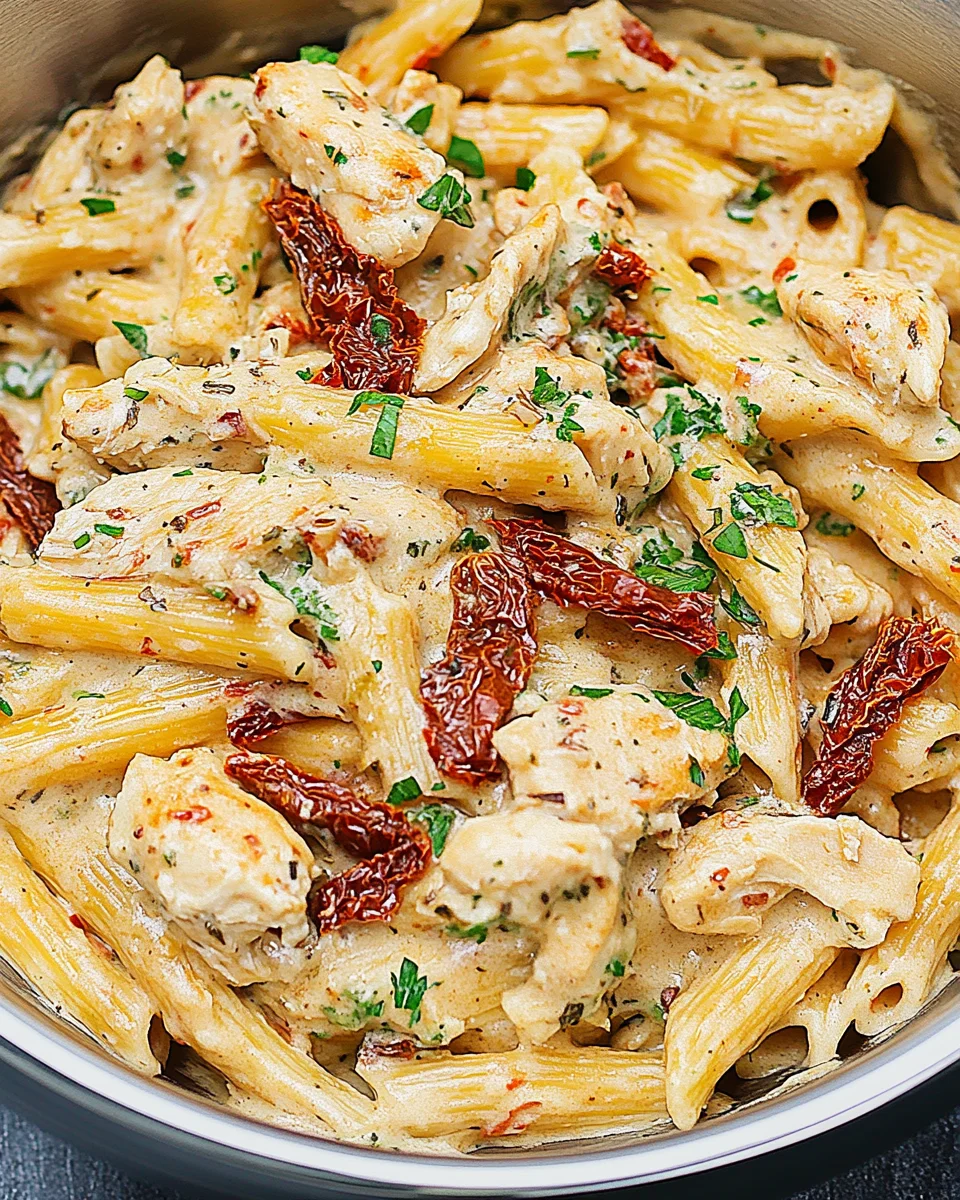 Creamy Sun-Dried Tomato Chicken Pasta Creamy Sun-Dried Tomato Chicken Pasta
