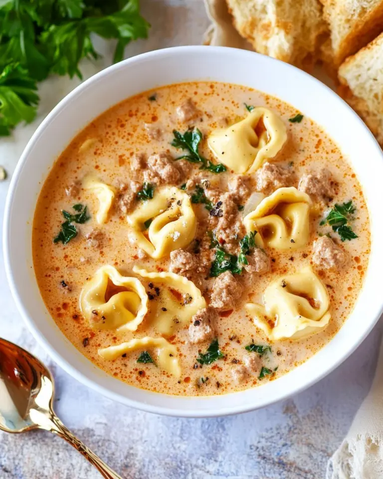 Creamy Tortellini Soup