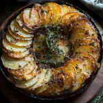 Crispy Balsamic-Thyme Potato Torte