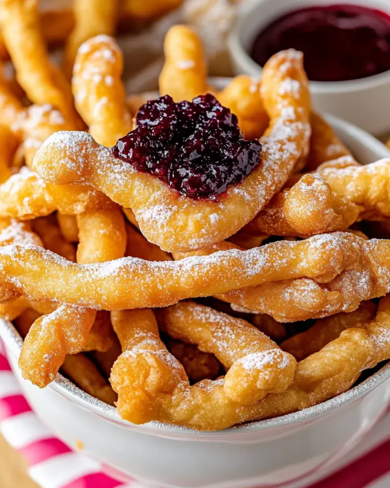 Crispy Funnel Cake Sticks
