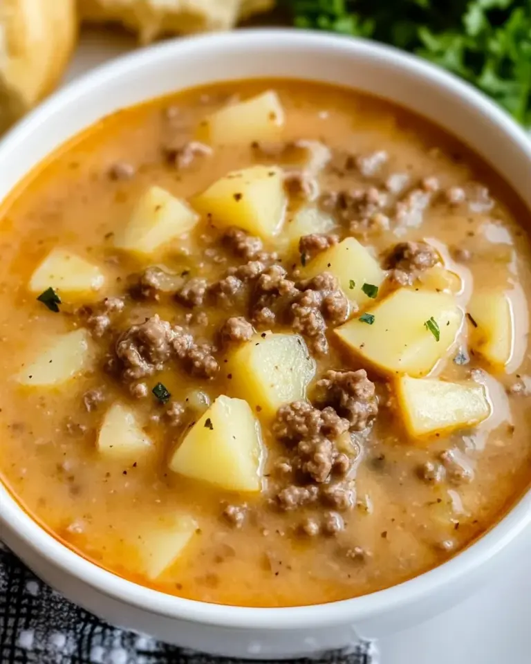 Crock Pot Hamburger Potato Soup