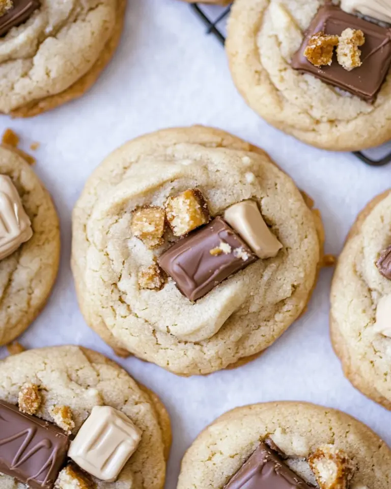 Crumbl Snickers Peanut Butter Cookies