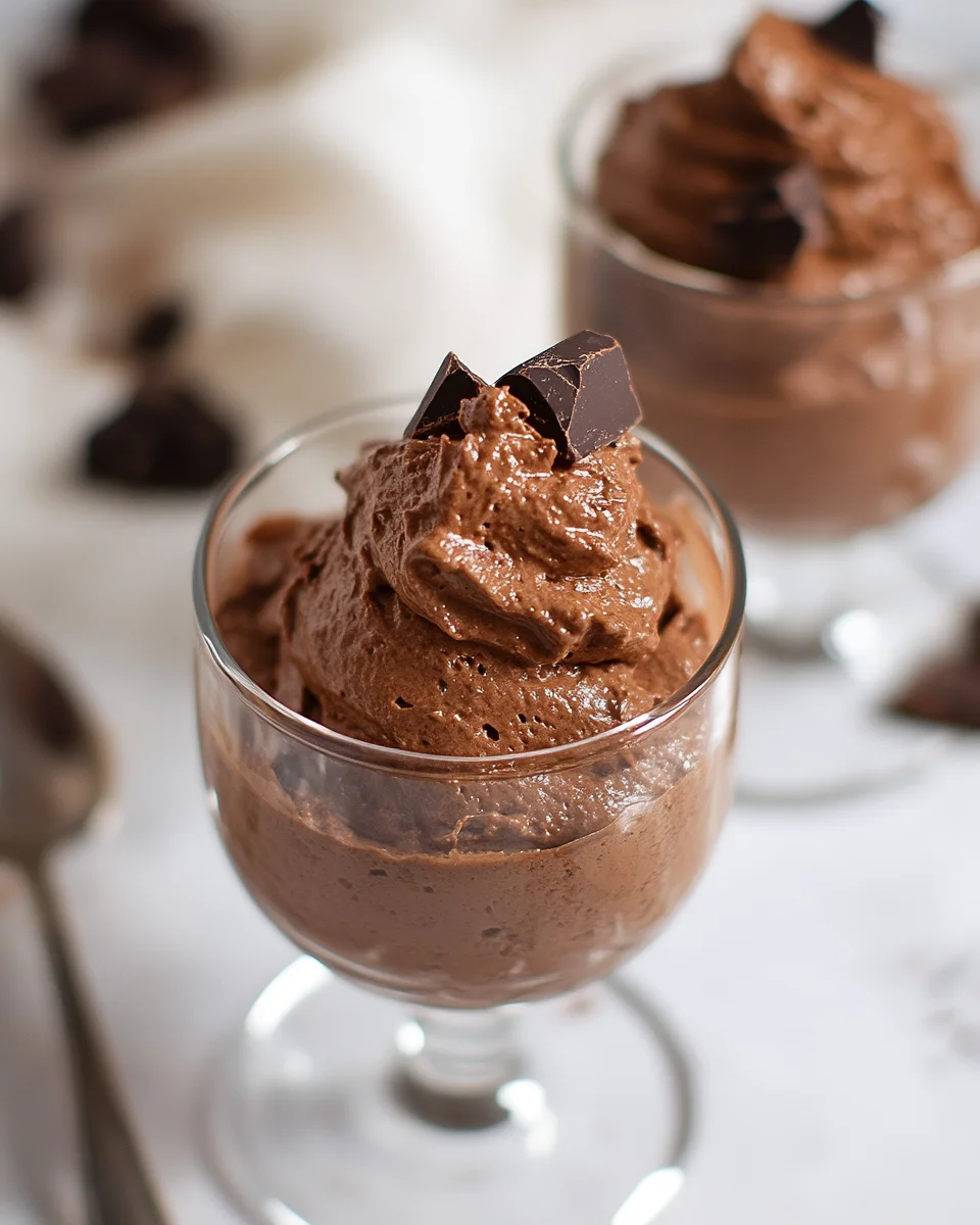 Easy 2-Ingredient Chocolate Mousse Easy