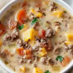 Easy Cheeseburger Soup
