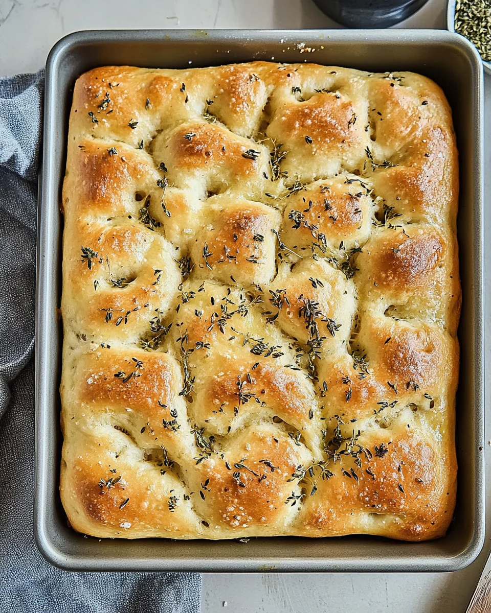 Easy Homemade Focaccia Bread