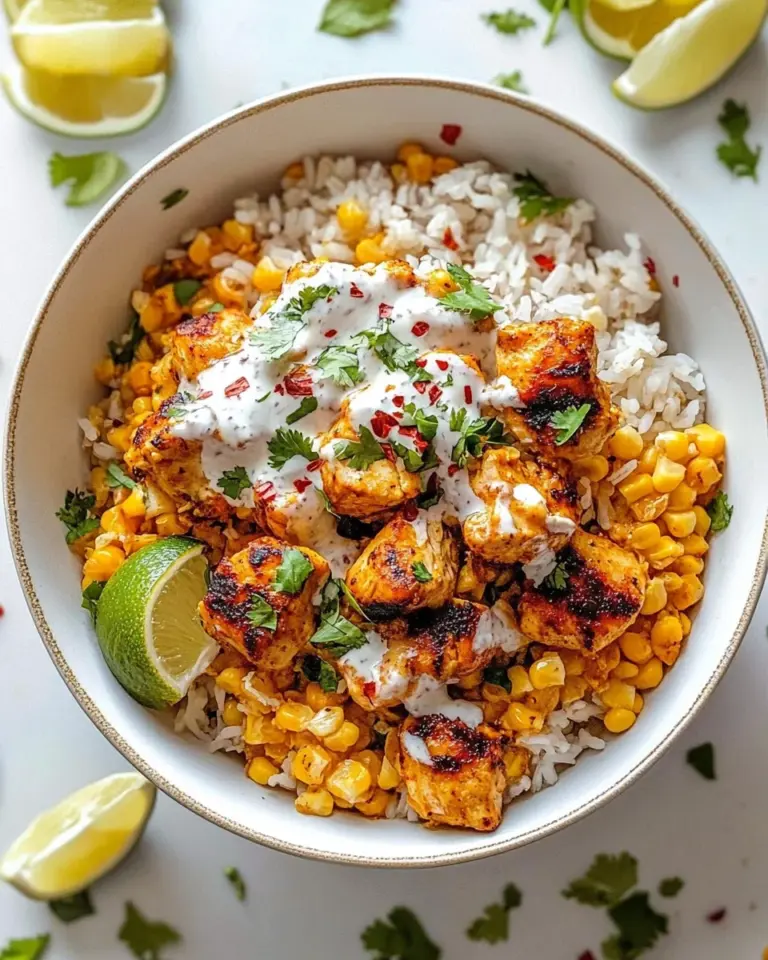 Easy Street Corn Chicken Rice Bowl