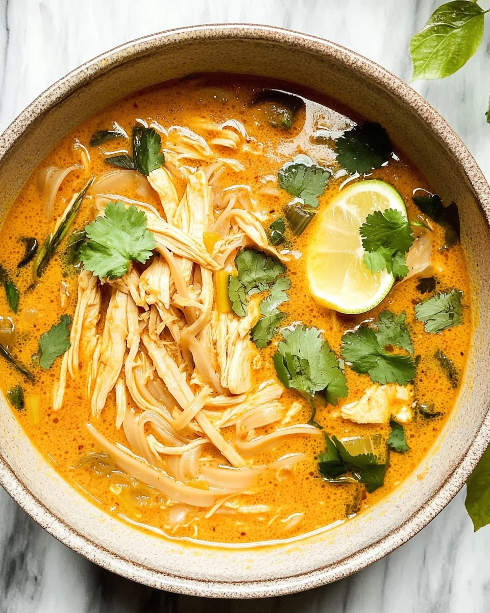 Easy Thai Chicken Curry Soup Easy