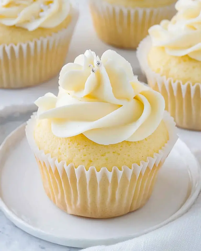 Easy Vanilla Cupcakes Recipe