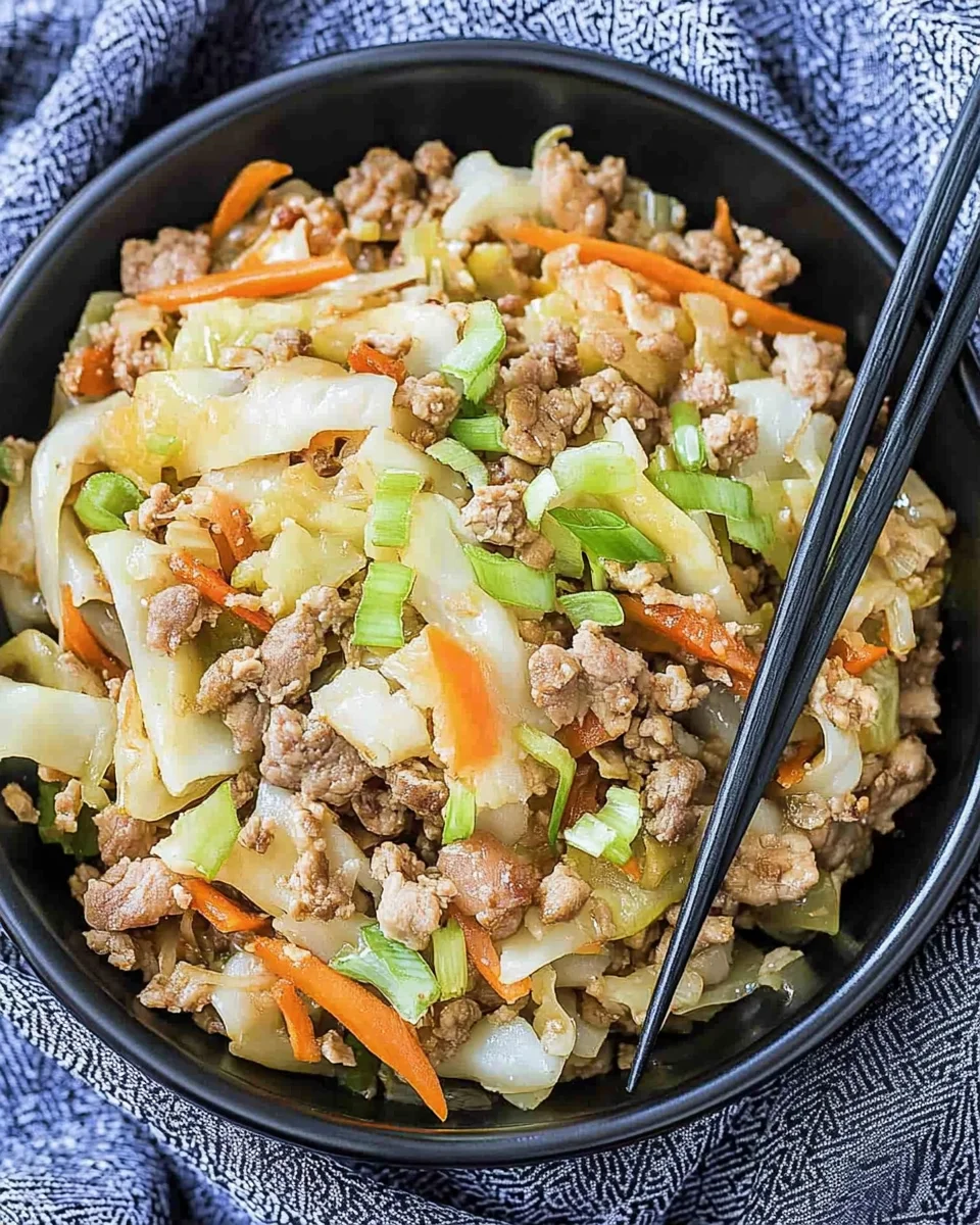 Egg Roll in a Bowl Egg