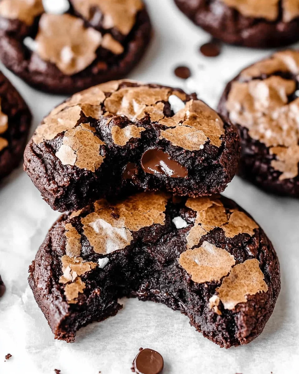 Fudgy Chewy Brookies (Browkies) Fudgy
