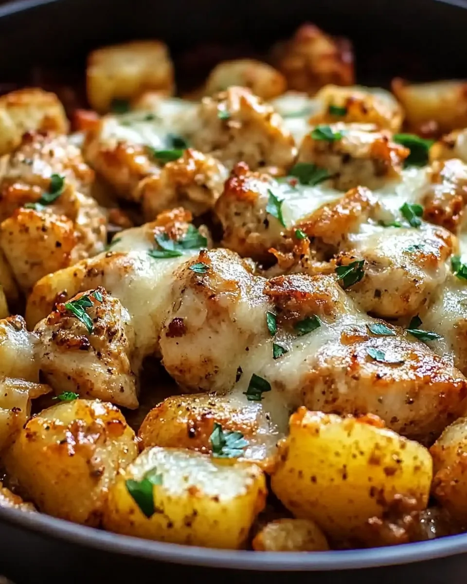 Garlic Parmesan Chicken and Potatoes (One-Pan Dinner) Garlic