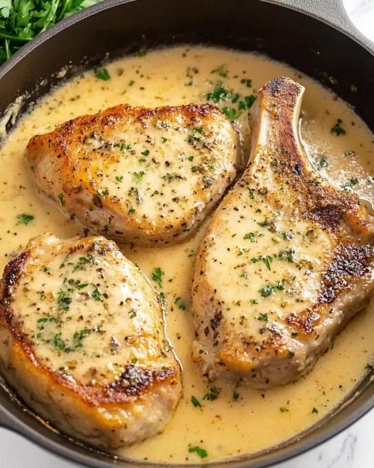 Garlic Parmesan Pork Chops