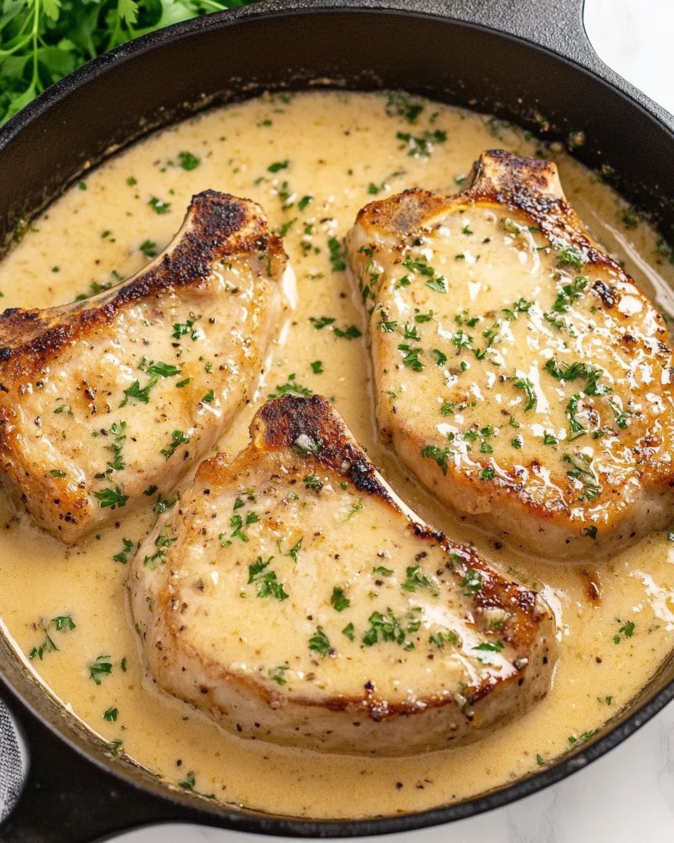 Garlic Parmesan Pork Chops Garlic