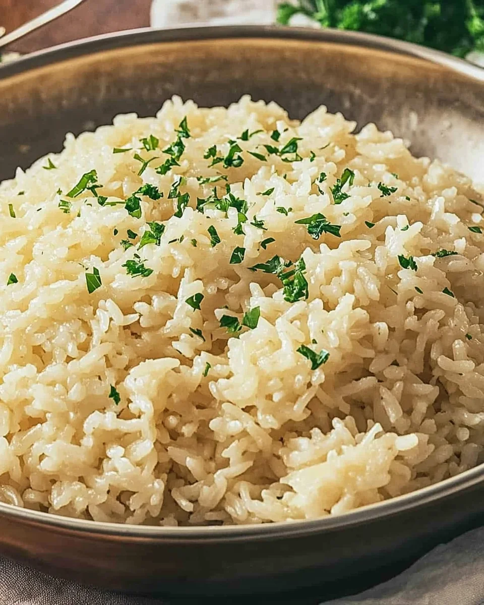 Garlic Parmesan Rice