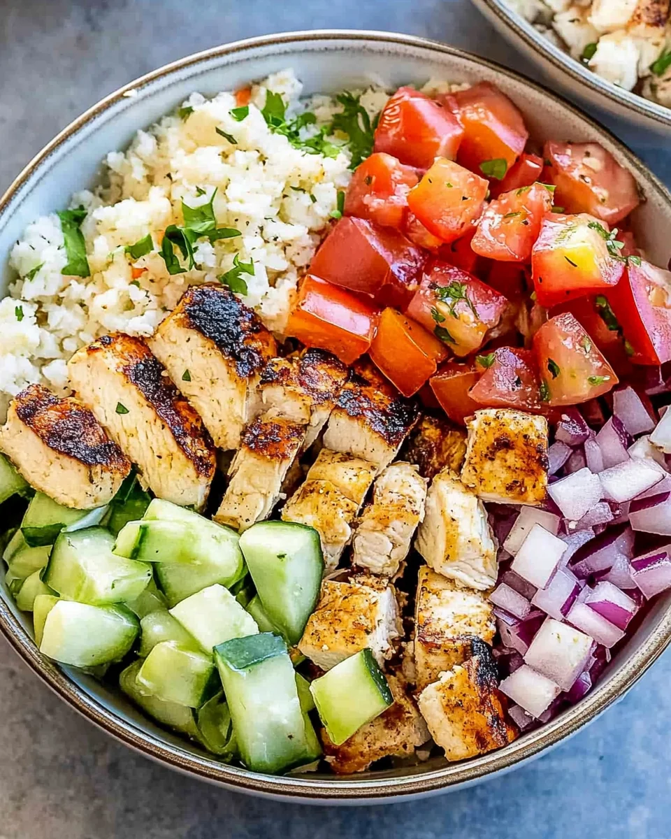 Greek Chicken Bowl Greek