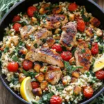 Greek Chicken and Lemon Rice