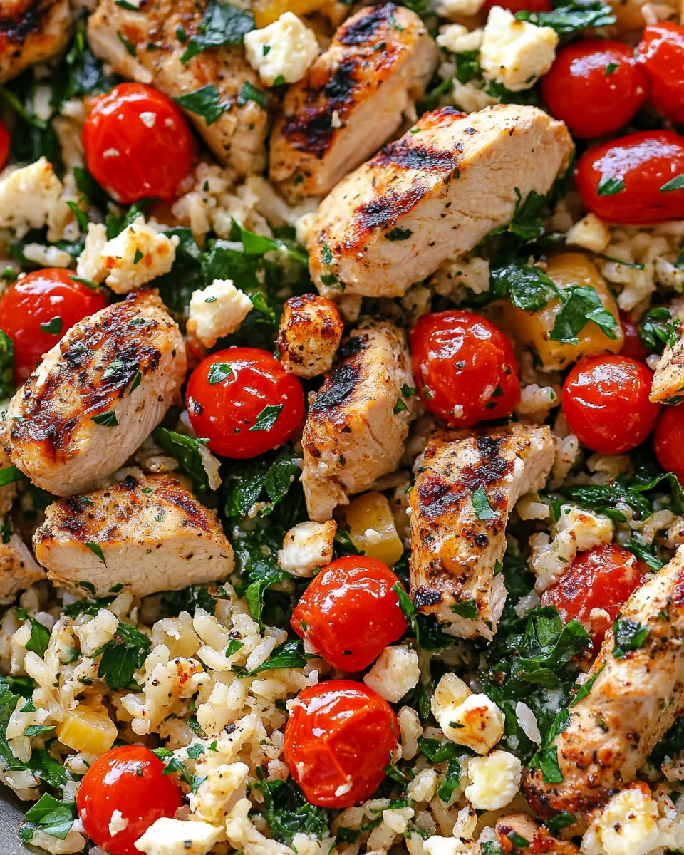 Greek Chicken and Lemon Rice (30 Minutes, One-Pot) Greek Chicken and Lemon Rice (30 Minutes, One-Pot)