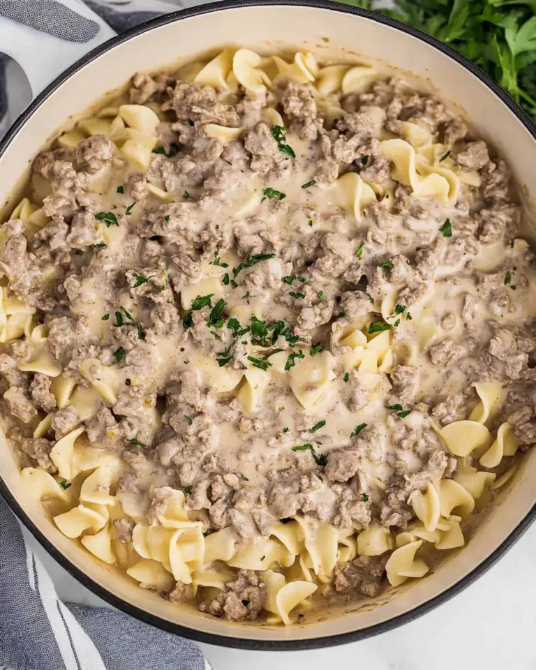 Ground Beef Stroganoff