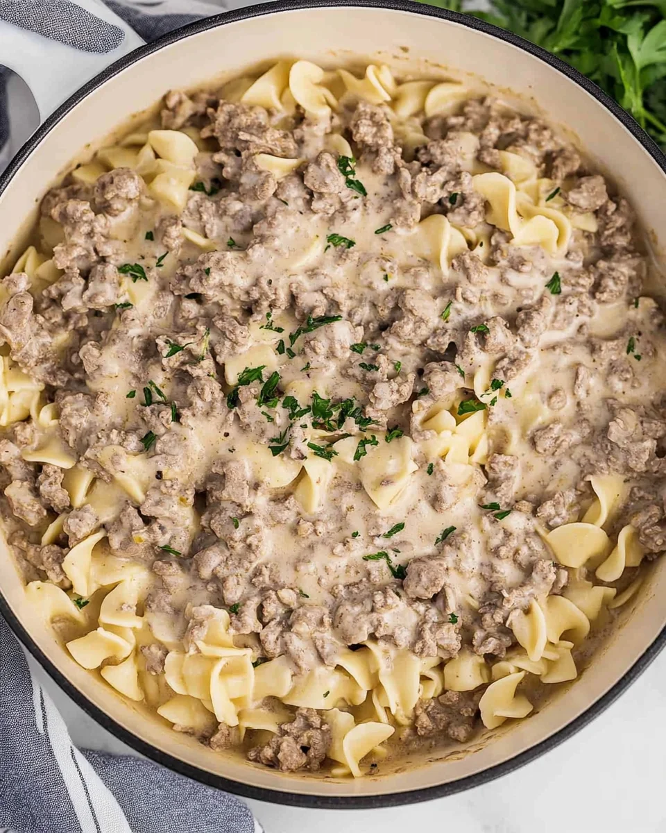 Ground Beef Stroganoff Ground Beef Stroganoff