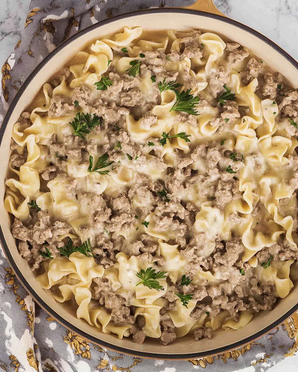 Ground Beef Stroganoff Ground