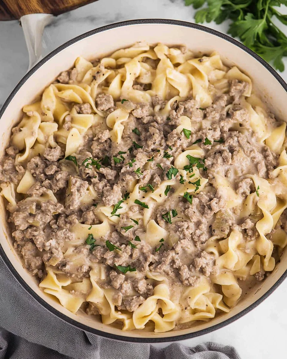Ground Beef Stroganoff Ground