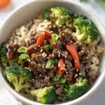 Ground Beef and Broccoli