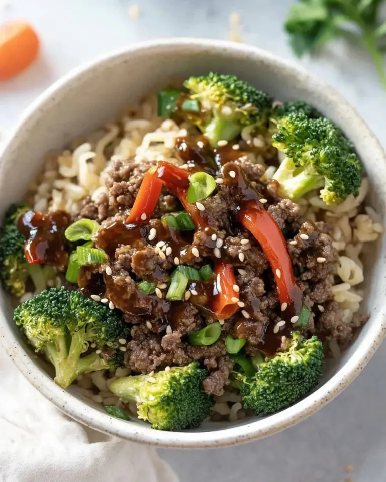 Ground Beef and Broccoli
