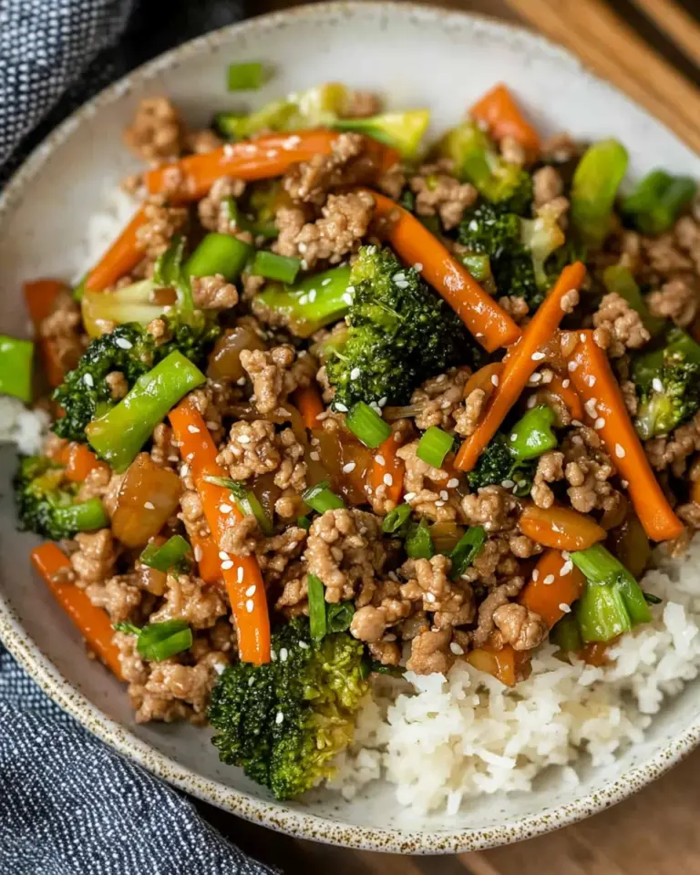 Ground Turkey Teriyaki Stir Fry