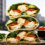 Healthy Chicken Avocado Wraps