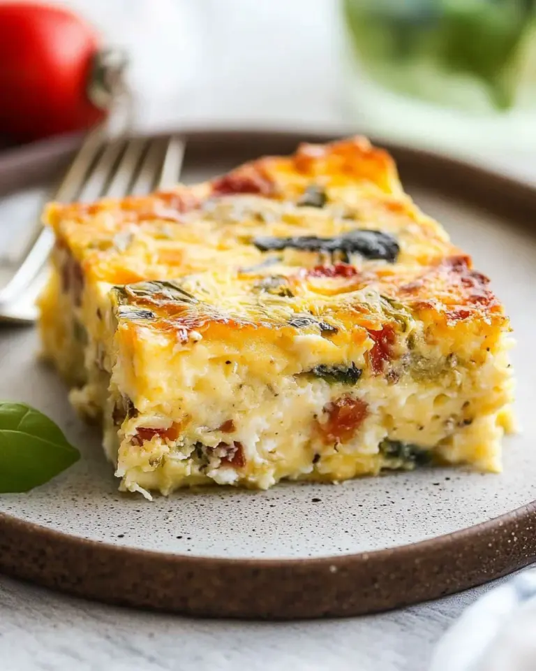 Healthy Cottage Cheese Egg Bake