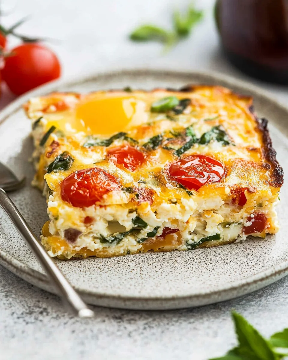 Healthy Cottage Cheese Egg Bake Healthy