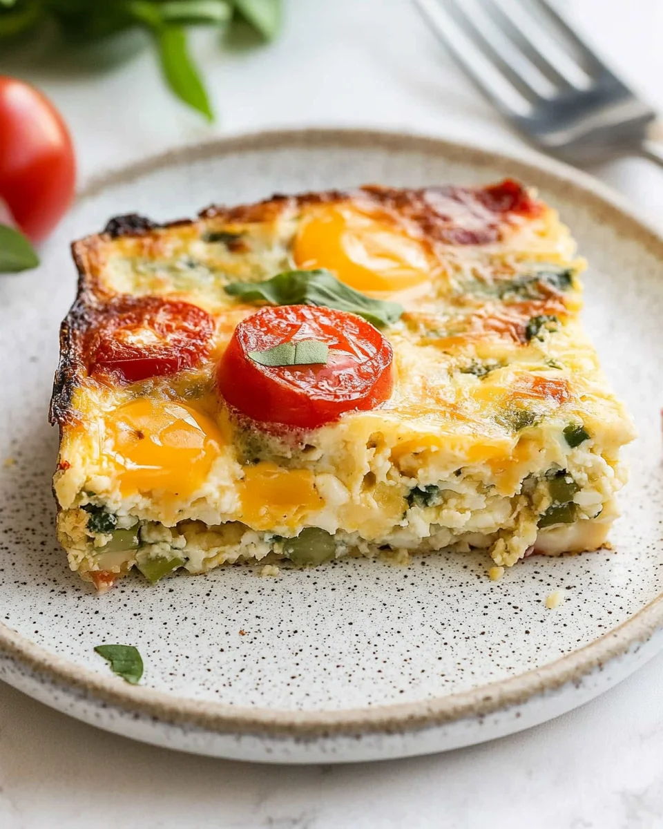 Healthy Cottage Cheese Egg Bake Healthy