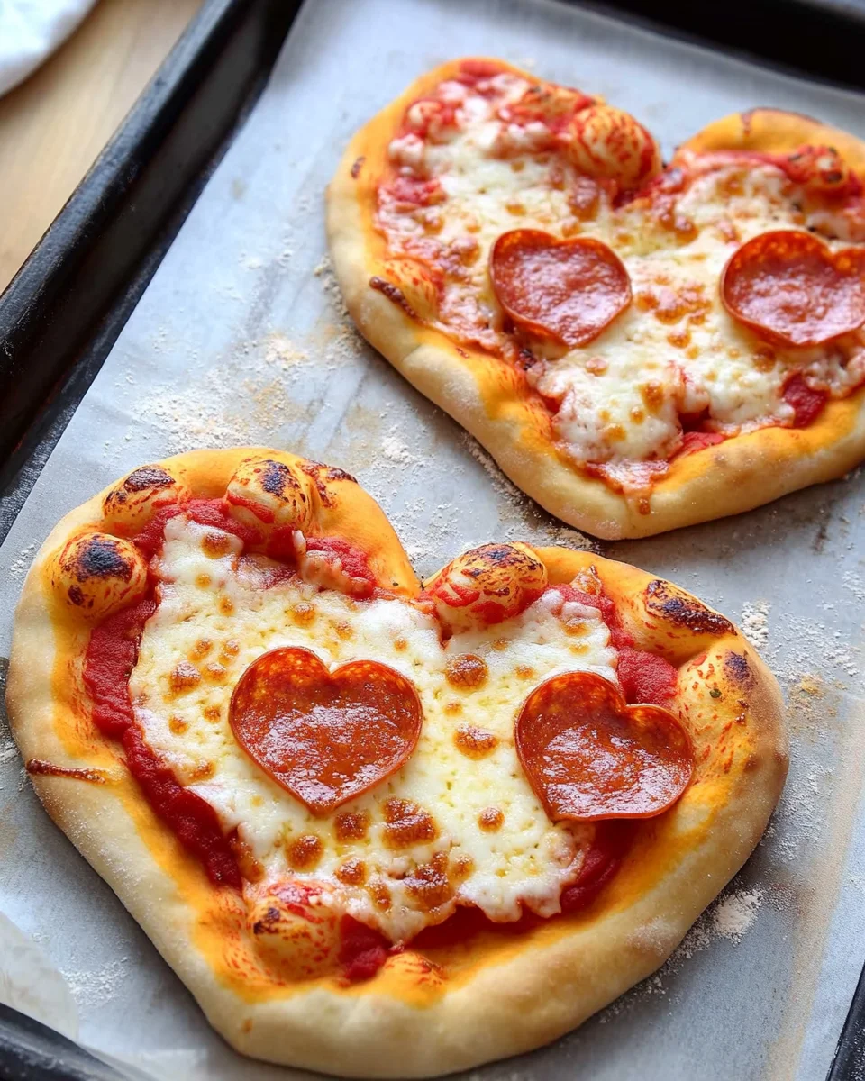 Heart-Shaped Pizza Heart-Shaped