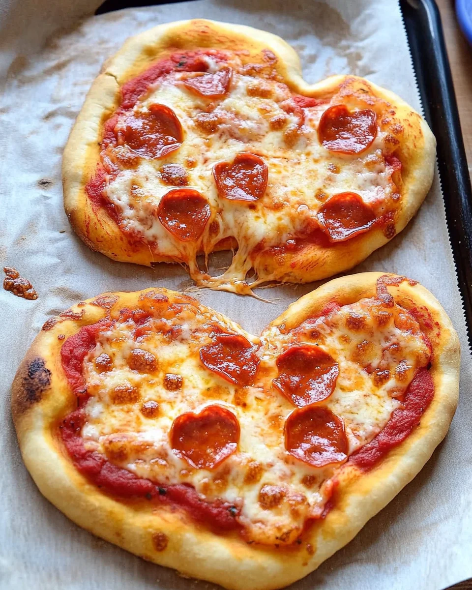 Heart-Shaped Pizza Heart-Shaped