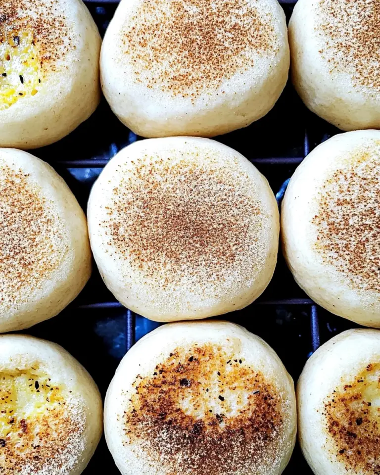 Homemade Sourdough English Muffins