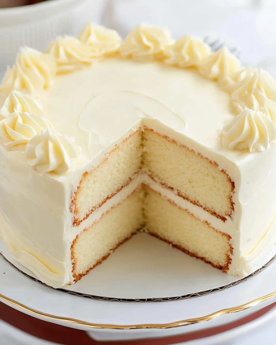 Homemade Vanilla Cake