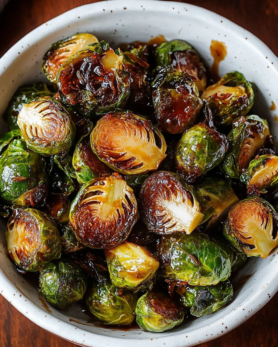 Honey Balsamic Brussels Sprouts 22 Honey