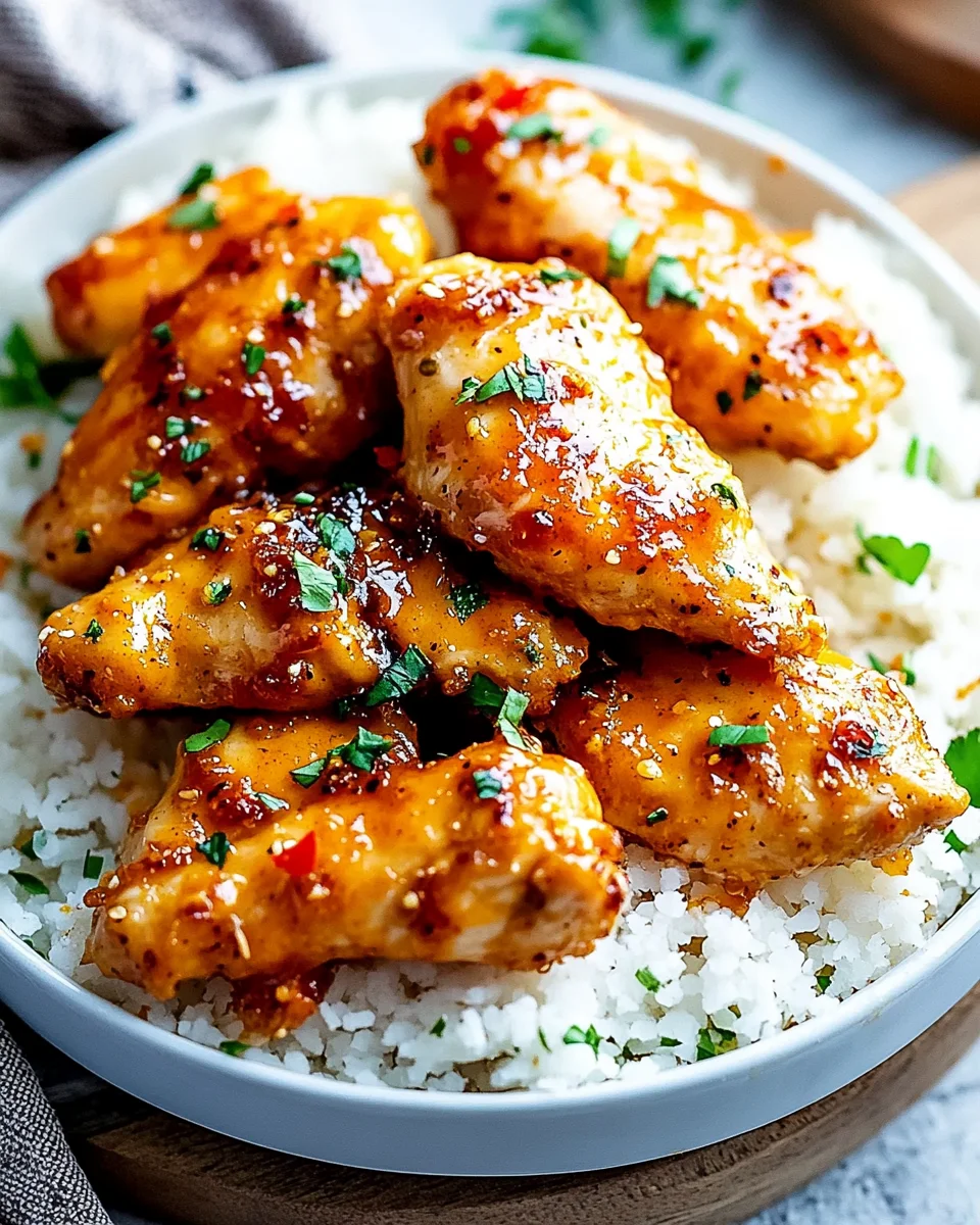 Honey Butter Garlic Chicken Honey