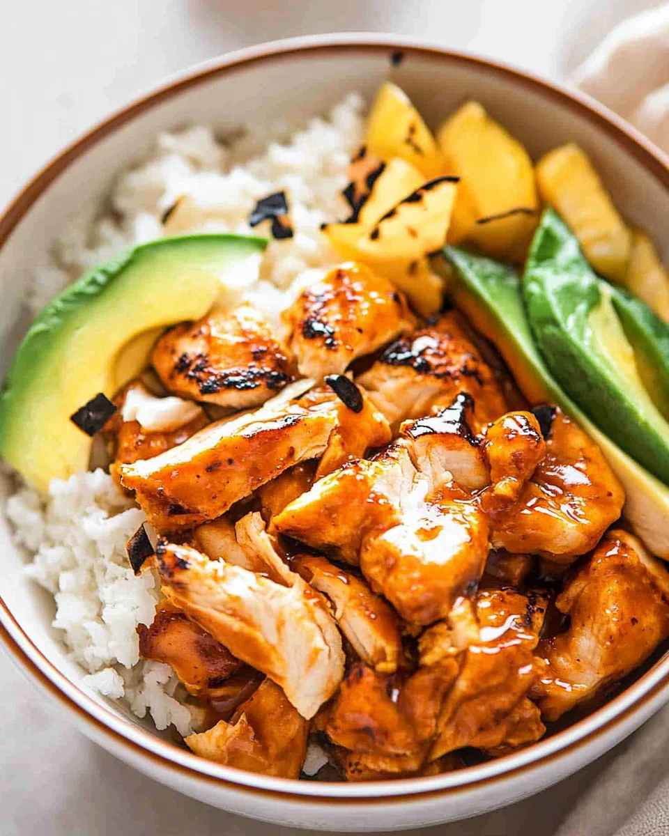 Hot Honey Chicken Bowls Hot Honey Chicken Bowls