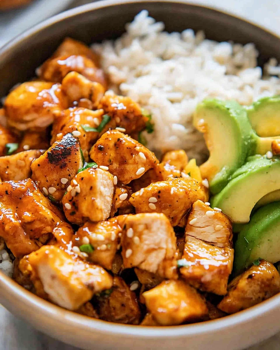 Hot Honey Chicken Bowls Hot