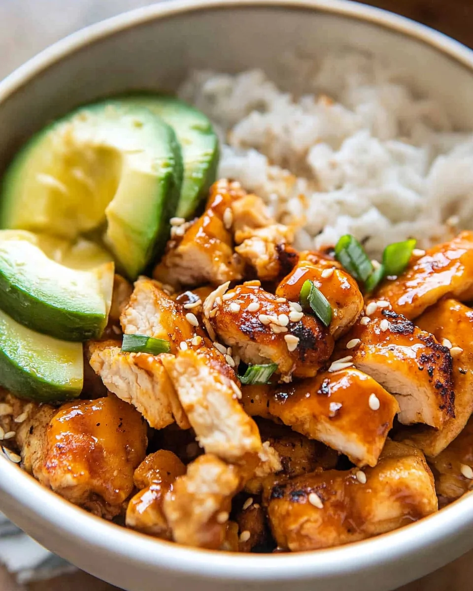 Hot Honey Chicken Bowls Hot