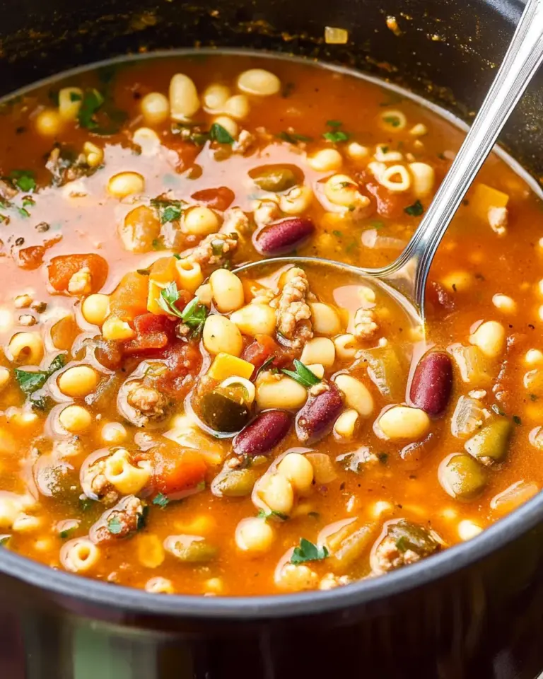 Italian Pasta Fagioli Soup