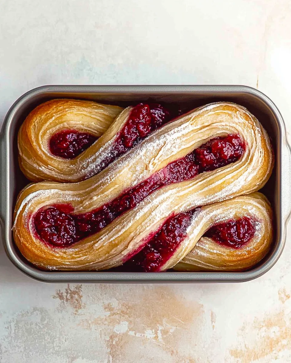 Jam Donut Babka (Vegan) Jam